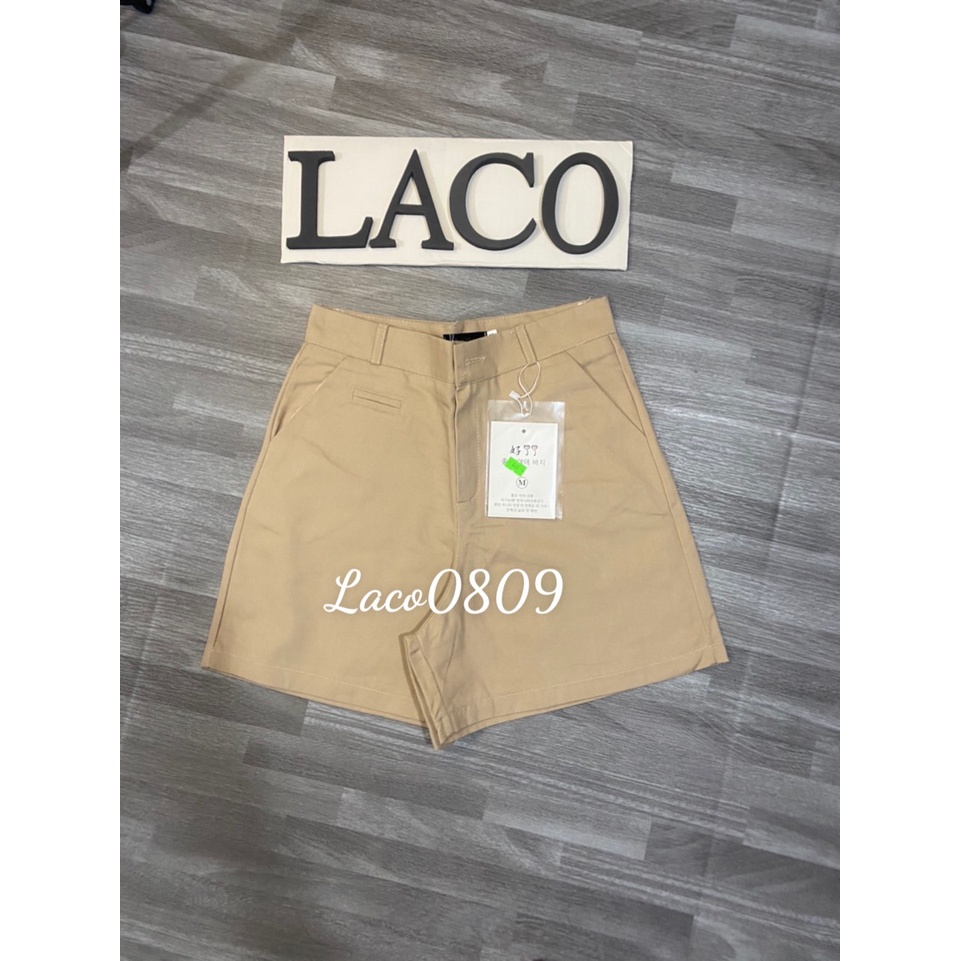 Quần Short Nữ KaKi Lưng Cao Túi Ulzzang Phong Cách Hàn Quốc Siêu Đẹp MSP: LACO31 | BigBuy360 - bigbuy360.vn