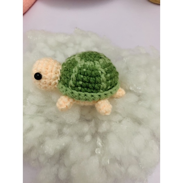 Móc khoá rùa bằng len handmade - Amigurumi