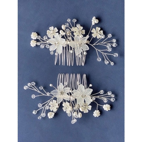 Cài tóc cô dâu, tóc tiệc, tóc bà sui YV2