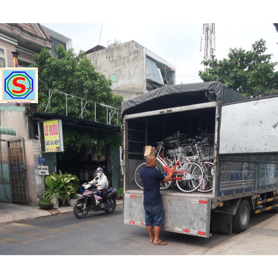 Xe Đạp Việt Nam Xe đạp INOX @600 24 inch căm 36 cây phù hợp cao từ 1m45 trở lên