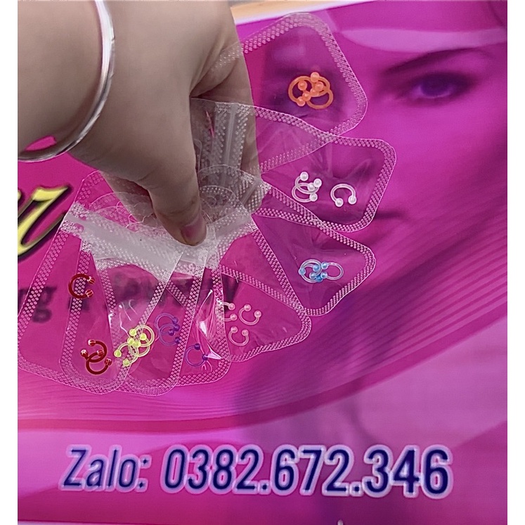 Khuyên Chữ U Nhựa Sinh Học Cho Tai , Môi , Septum Nhiều Màu Sắc Phát Sáng Không Gây Kích Ứng Cho Lỗ Xỏ