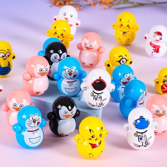 Combo Lật đật Doremon mini và Squid game dễ thương siêu đáng yêu là đồ chơi nghộ nghĩnh cho Bé