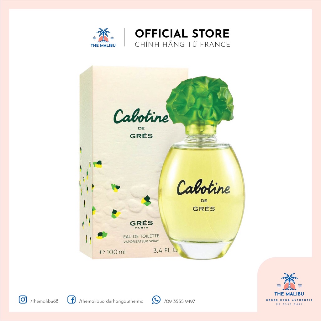 Nước hoa nữ Gres Cabotine De Gres EDT 100ml [ CHÍNH HÃNG ]