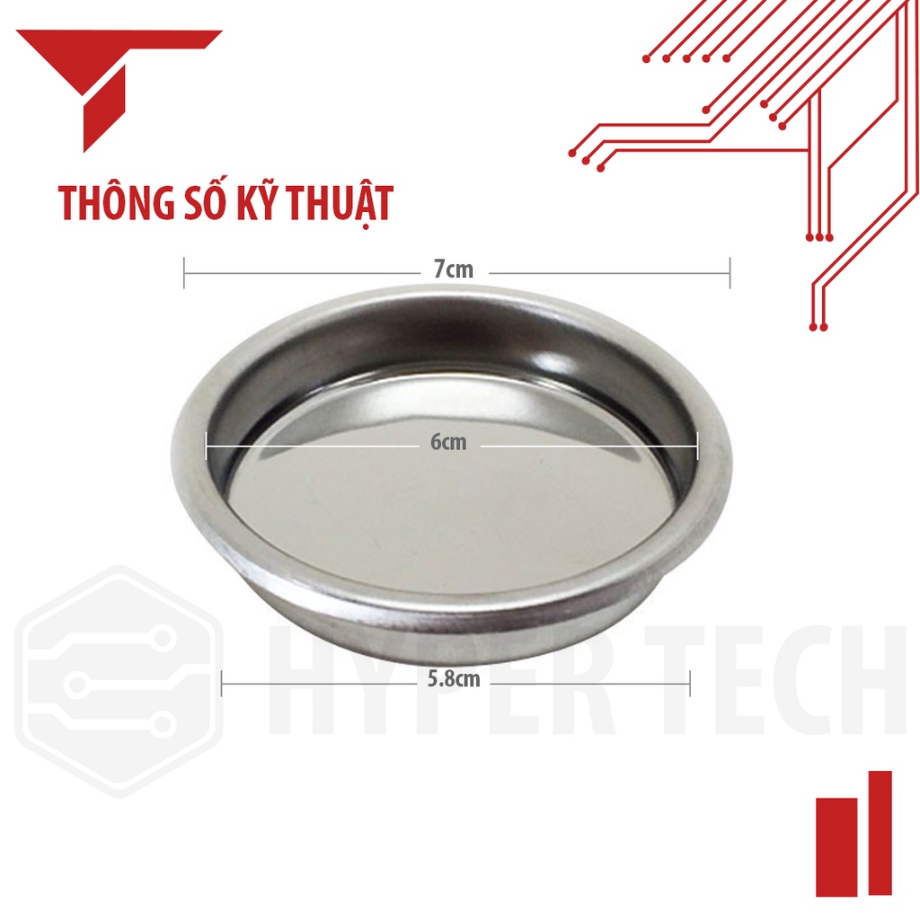 Phin Mù Inox Vệ Sinh Máy Pha Cà Phê, Filter Mù inox