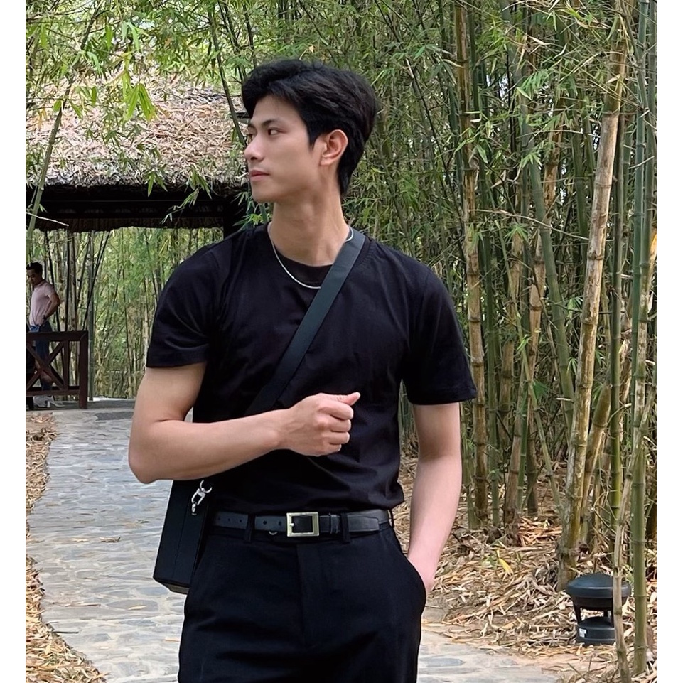 Áo thun trơn cổ tròn - Áo thun M.K store - AT01