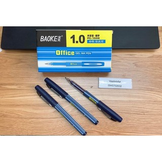 Hộp 12chiếc bút kí baoke 1048 nét 1.0mm, bút nước nét to 1.0, bút ký mực nước