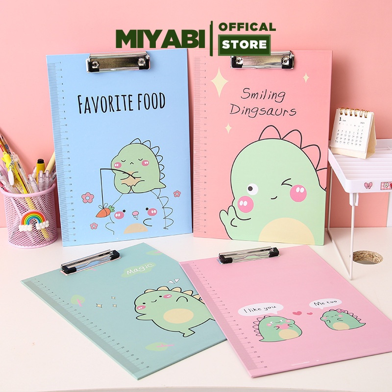 Bìa kẹp tài liệu a4 cute - kẹp tài liệu có thước kẻ - trình ký văn phòng giá rẻ - MIYABI STORE