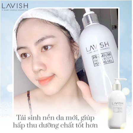 Combo Làm sạch da : Sữa rửa mặt Vitamin C và Tẩy Da Chết Lavish