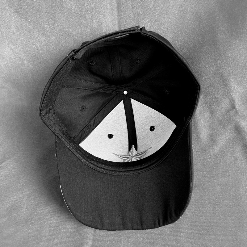 Nón lửa lưỡi trai Flame Star_cotton_màu đen_dành cho nam và nữ