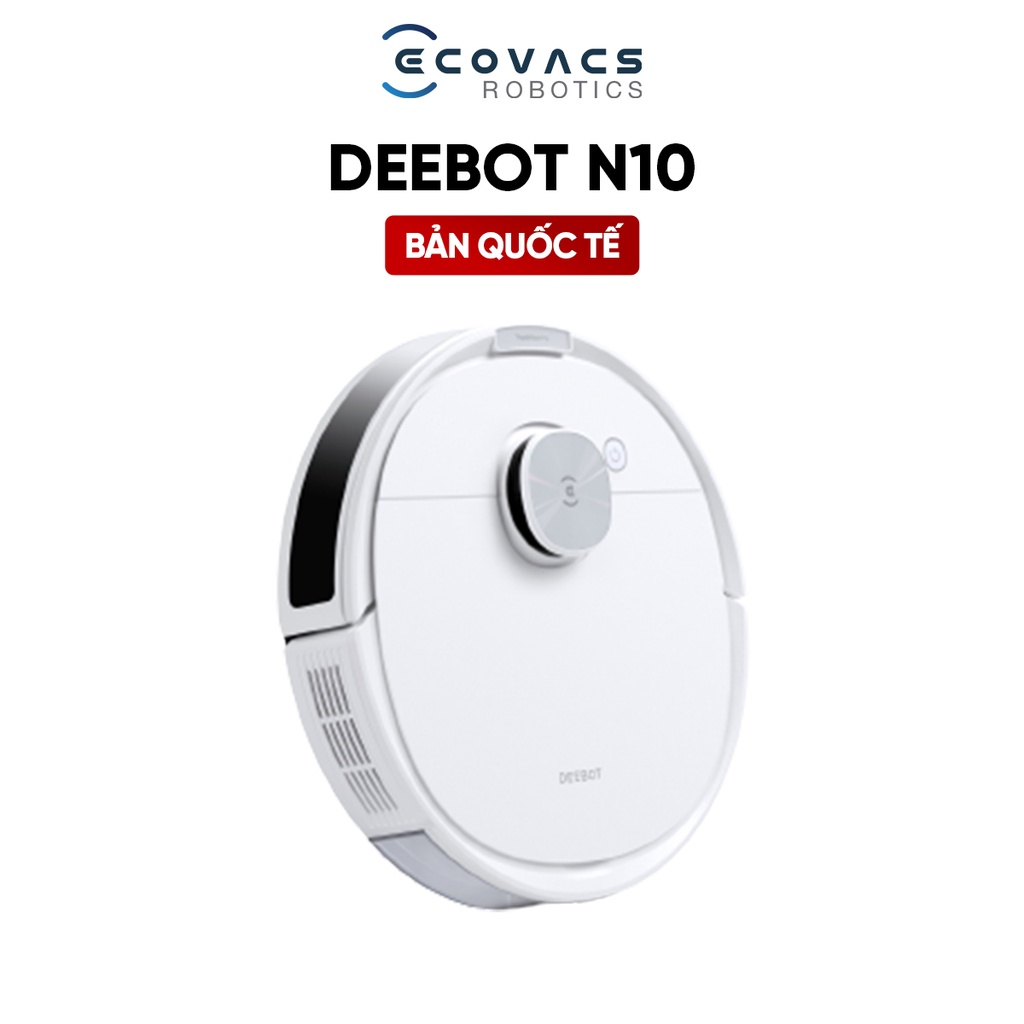 ROBOT HÚT BỤI LAU NHÀ THÔNG MINH ECOVACS DEEBOT N10 - Lực hút 4300Pa – Bản quốc tế – Hàng Chính Hãng