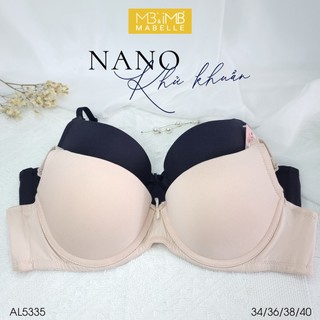 Áo ngực có gọng mút vừa 2.5cm nano khử khuẩn 5335 MB Mabelle 2 màu đủ size