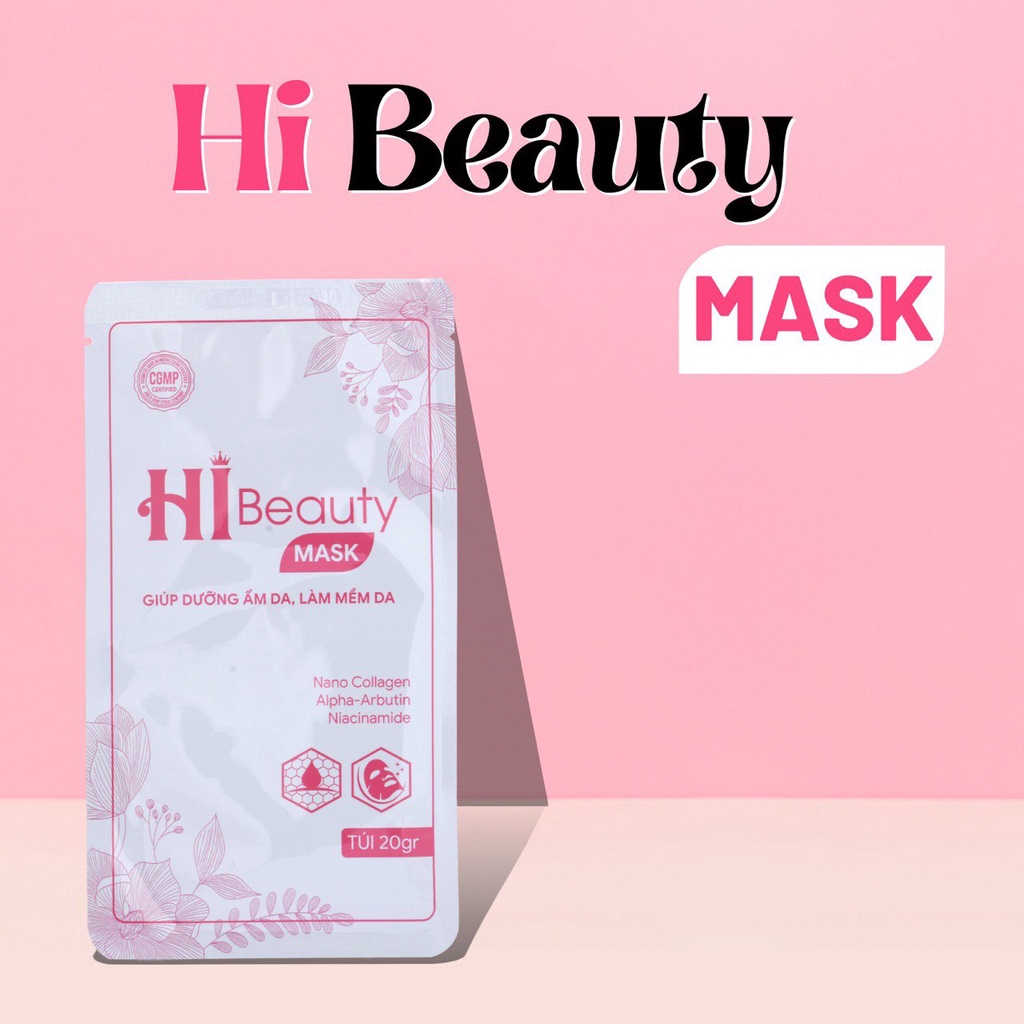 🍀 [ CHÍNH HÃNG ] 🍀   MASK HI BEAUTY - MẶT NẠ GIẤY DƯỠNG DA CẤP ẨM HẰNG NGÀY