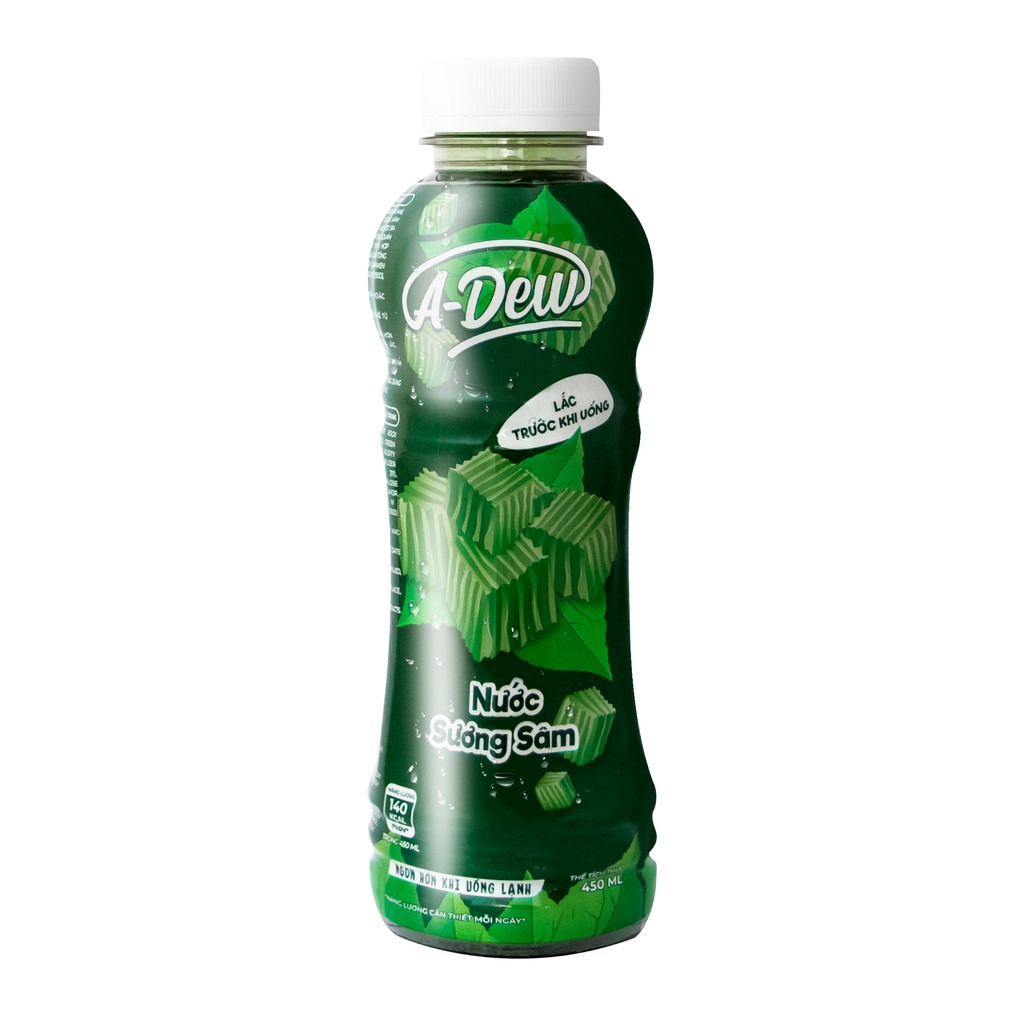 Nước Sương Sâm A-Dew Chai 450ml - Ngon, dinh dưỡng - Lốc 6 Chai