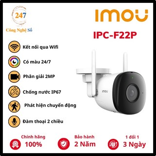 Camera wifi ngoài trời 2MP DAHUA IMOU Bullet 2C IPC-F22P Công Nghệ Số 247