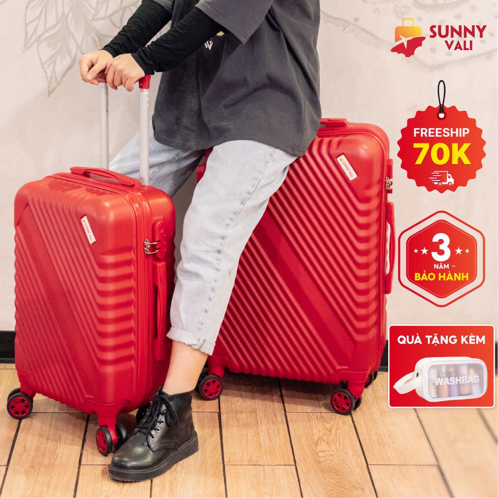 Vali kéo SUNNY - SV05 , nhựa dẻo chống va đập, bảo hành 3 năm
