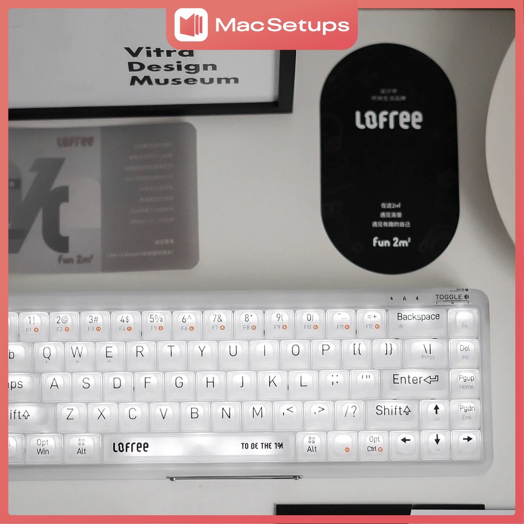 Bàn phím cơ Bluetooth Lofree "sương mờ" 1% Misty