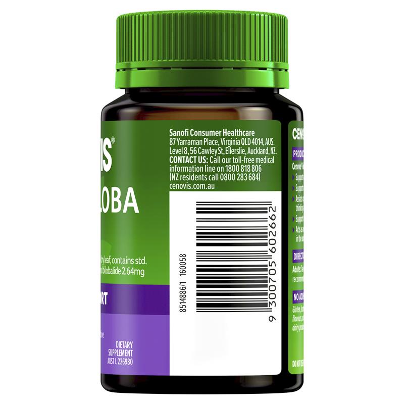 Viên uống Cenovis Ginkgo Biloba 2000 for Memory Support 100 viên, hỗ trợ tăng cường trí nhớ