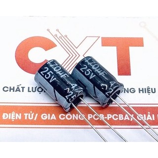 Tụ hóa 470uf 25v 8x12mm