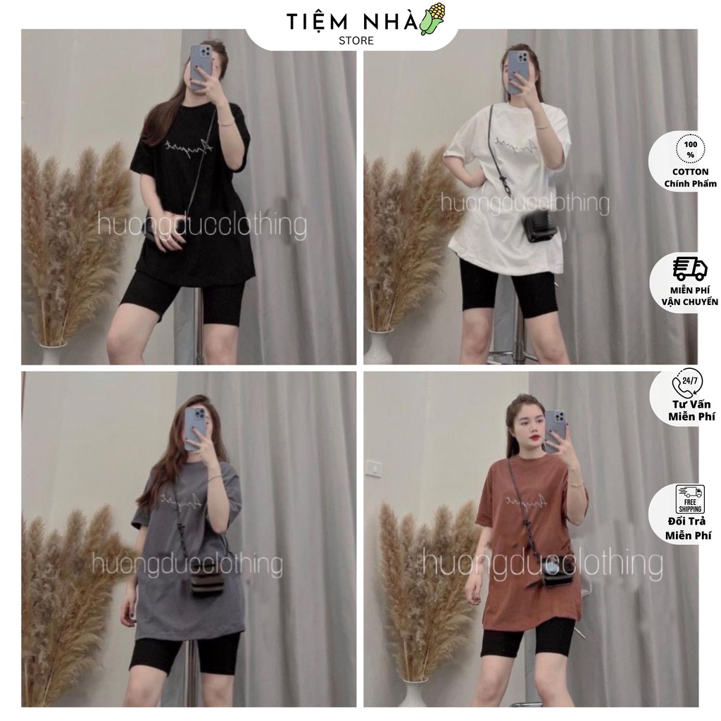Sét Áo Phông 3158 Cotton Khô + Quần Legging Lửng Dáng Ôm , Sét Bộ Áo Thun Chữ Ký
