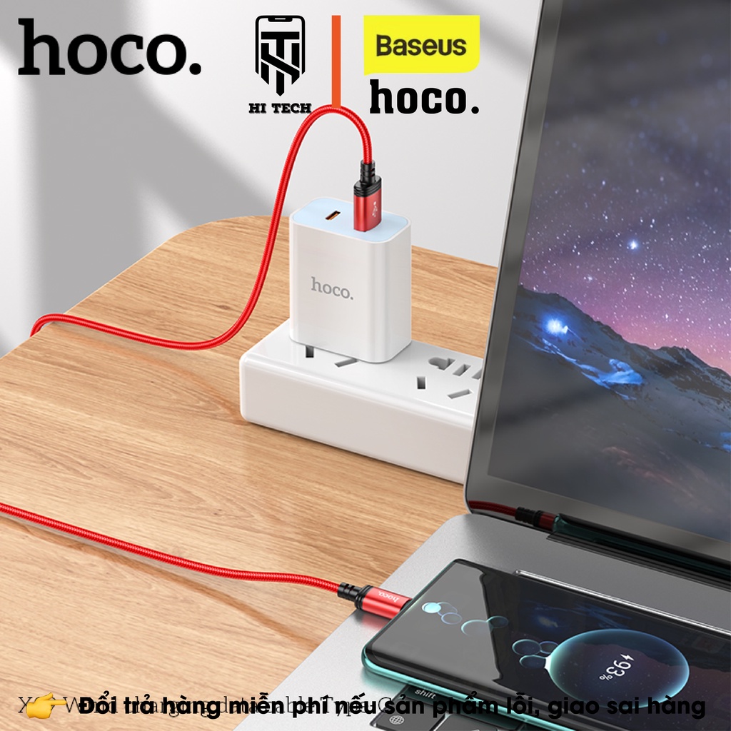 Dây sạc nhanh HOCO X89, sạc nhanh 2.4A, dây sạc type-c dành cho các dòng android, samsung, oppo, dây dài 1m.