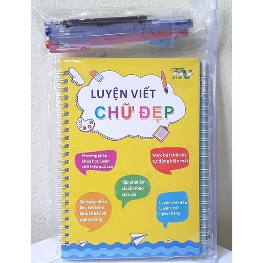 Vở Luyện Viết Chữ Thần Kỳ Tự Xóa Được