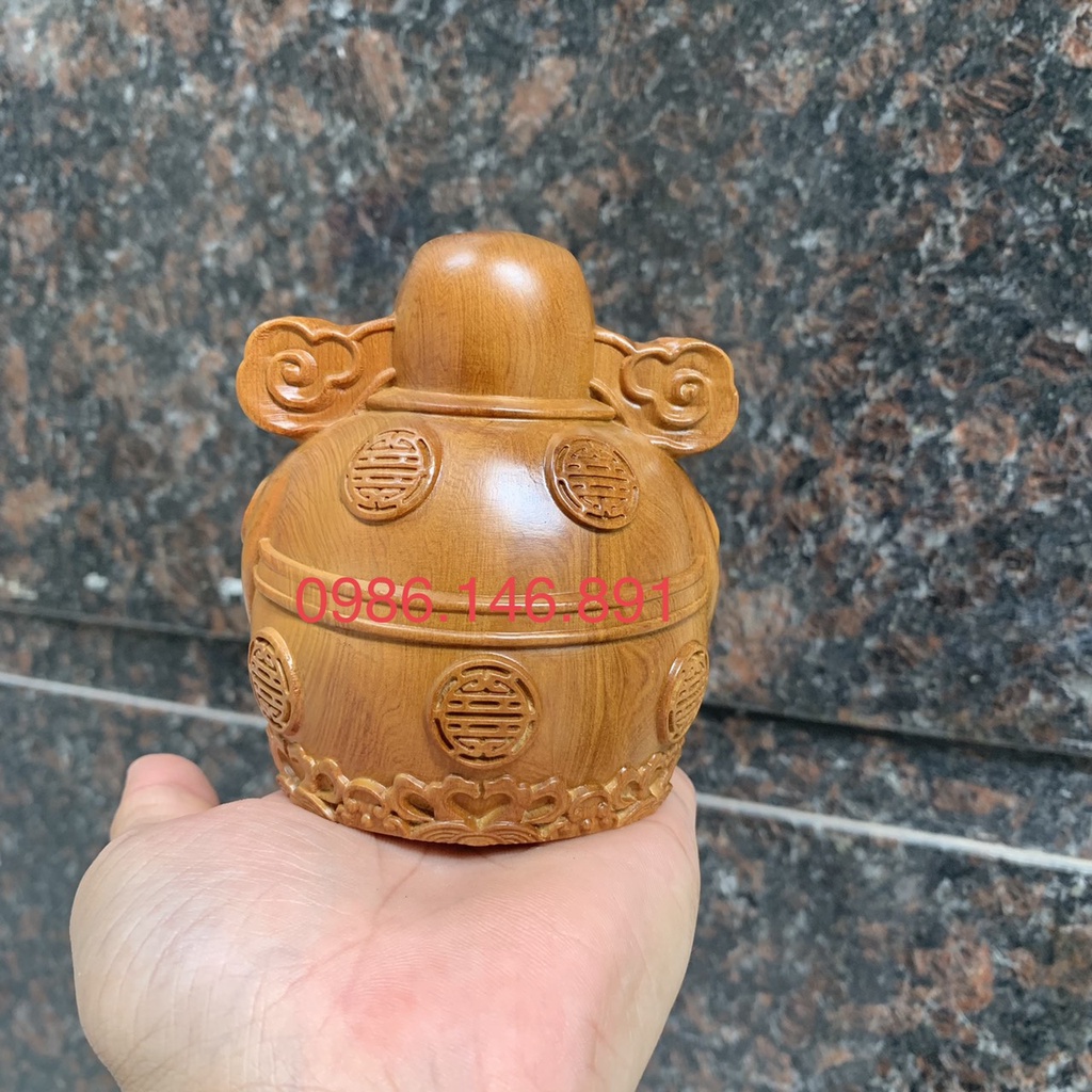 Tượng thần tài mini, thần tài chibi, thần tài để xe ô tô cao 9 cm