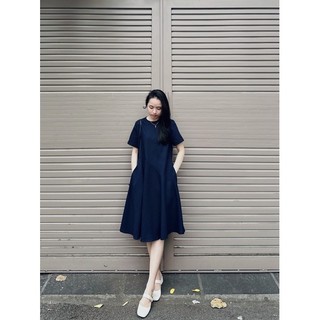 Đầm Larie phối tà xéo