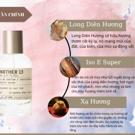 Nước hoa nam chính hãng cao cấp Le La.bo Santal 13 33, dầu thơm lâu mẫu thử 100ml hương thơm dịu nhẹ sang trọng quý phái