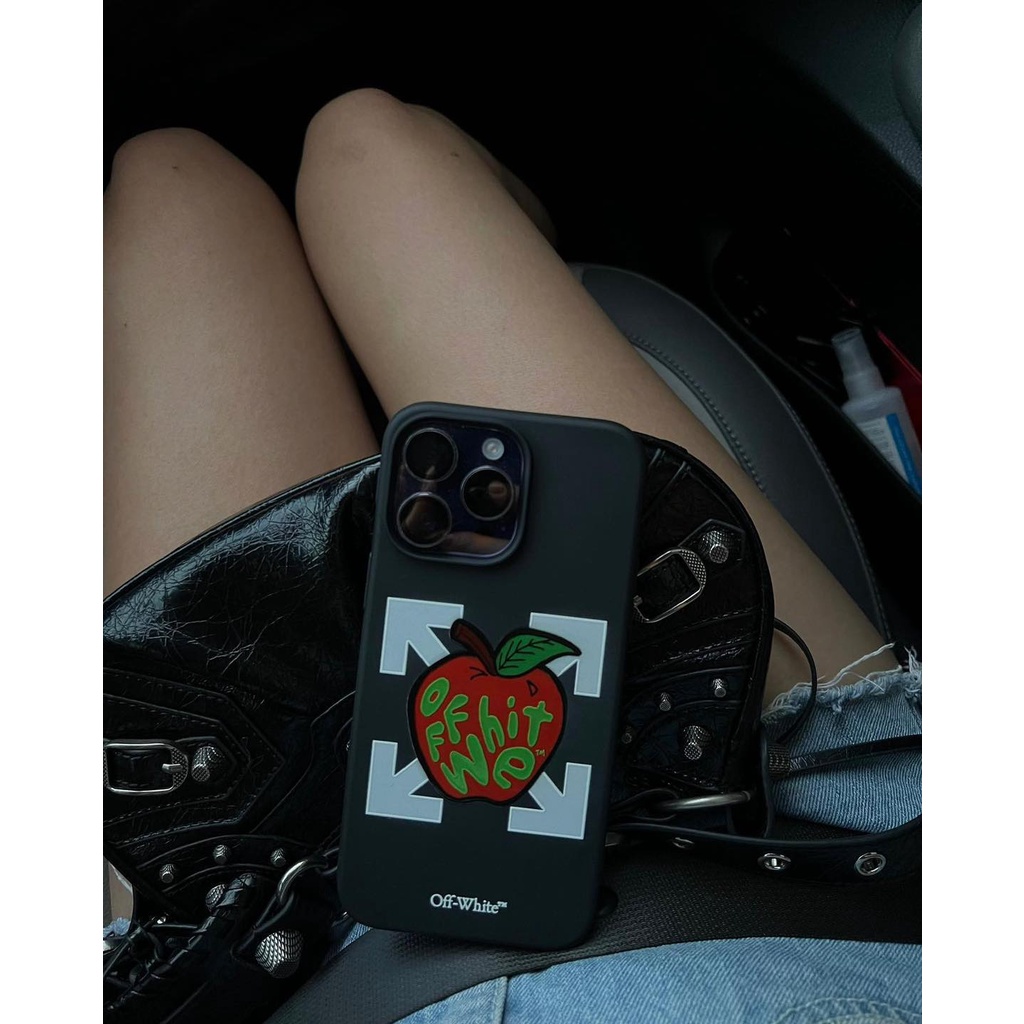 Ốp lưng iphone OFF.WHITE OW Táo cho các dòng máy  12, 12Pro , 12ProMax,  13, 13PRO, 13PROMAX , 14PROMAX