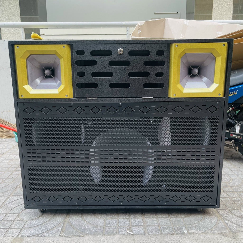 VỎ LOA KÉO 2 BASS 40 VÀ VỎ LOA KÉO 2 BASS 30 + 1 SUB 40 MẠCH 19X38 CÓ NẮP CÓ KHÓA - 432VIETNAM