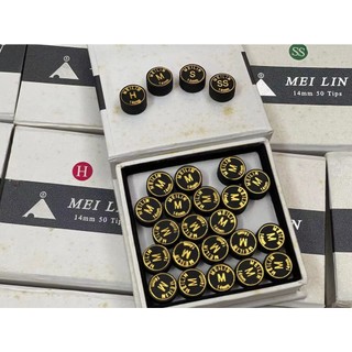 Đầu tẩy , Đầu Cơ Meilin 14mm độ cứng S , SS , M , H Cao Cấp Giá Rẻ Chơi Pool , Bida Bám Bóng , Đánh Áp Phê Cực Tốt