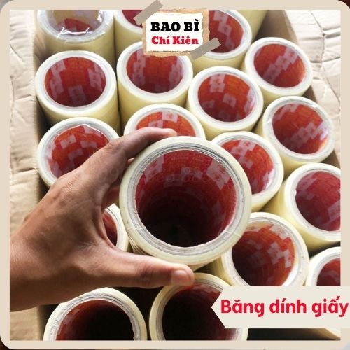 Băng dính giấy ,  - băng keo giấy viết được chữ -baobichikien
