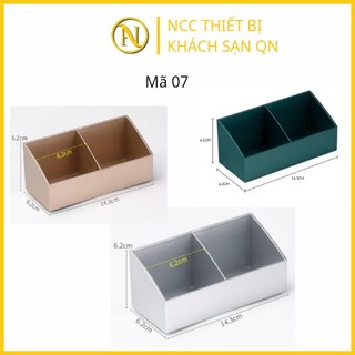 Khay đựng điều khiển đồ dùng, trà, cafe 2 ngăn mã sp 08