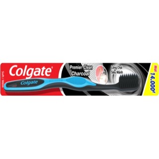 Vỉ 12 cây bàn chải đánh răng colgate premier clean charcoal