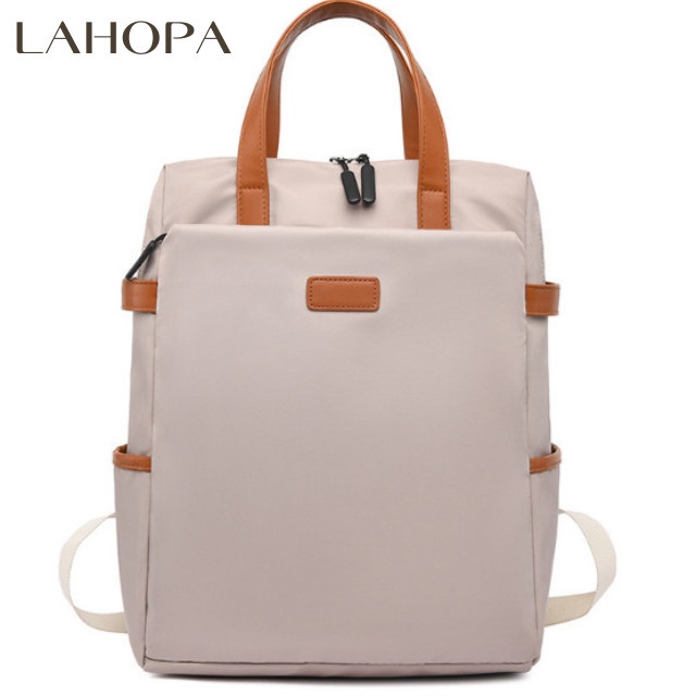 Balo công sở hàng chính hãng LAHOPA bảo hành 1 năm đụng laptop đi máy bay đi làm đi chơi chất vải Oxford phối màu đẹp