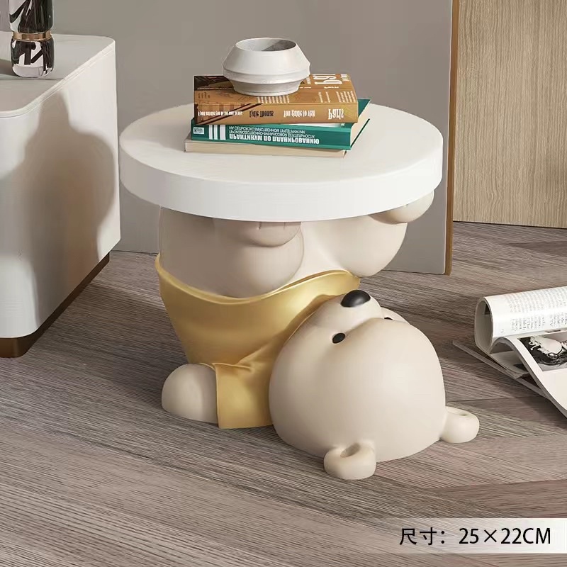 Ghế nhỏ-bàn nhỏ hình gấu decor siêu xinh 😻mua 1 được 2