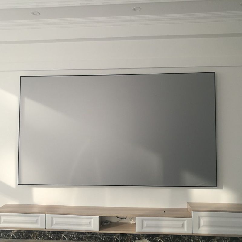 Màn chống sáng 92/100/110/120/150 inch khung kim loại siêu hẹp hình máy chiếu HD gia đình