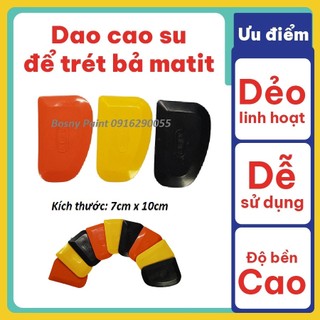 1 Miếng dao bả cao su dùng để bả các đường cong và góc cạnh của xe ô tô