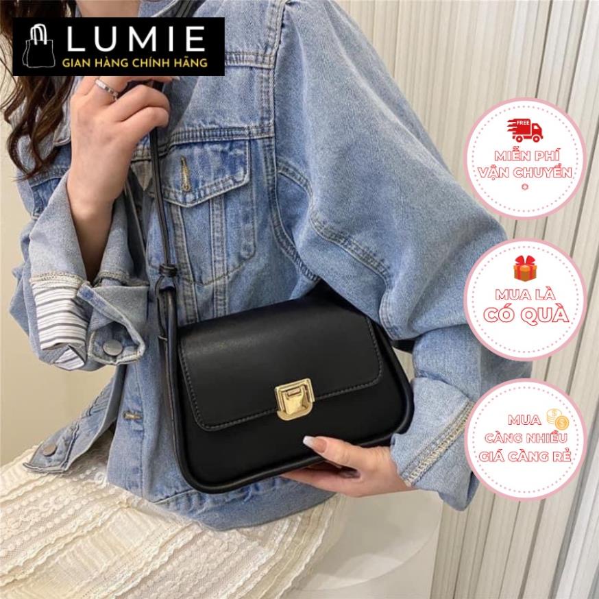 Túi xách nữ Lumie đeo chéo, đeo vai, túi cnk đi chơi, đi học, đi làm, chất da đẹp, thời trang cao cấp size 22cm LB235