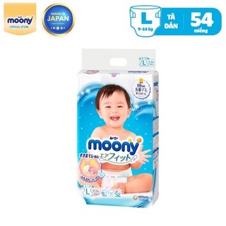Tã dán Moony các size L58 miếng