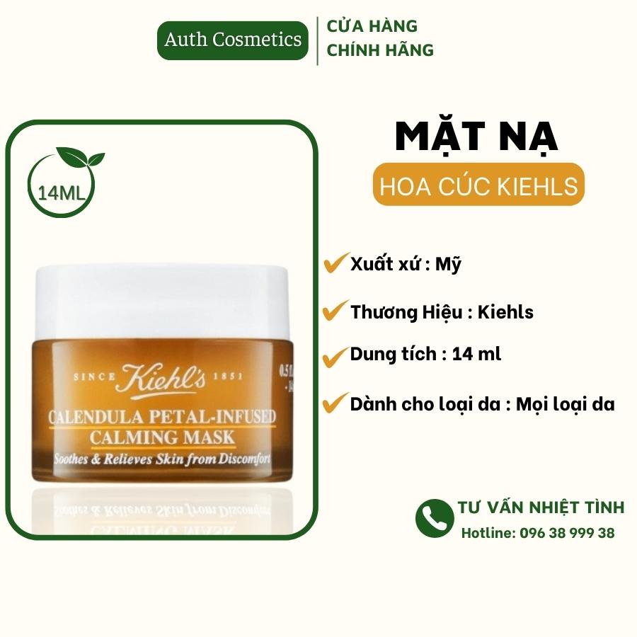 Mặt nạ hoa cúc Kiehls 14ml- Dưỡng da, cấp ẩm, làm dịu, phục hồi dấu hiệu da kích ứng, ửng đỏ, tăng độ rạng rỡ