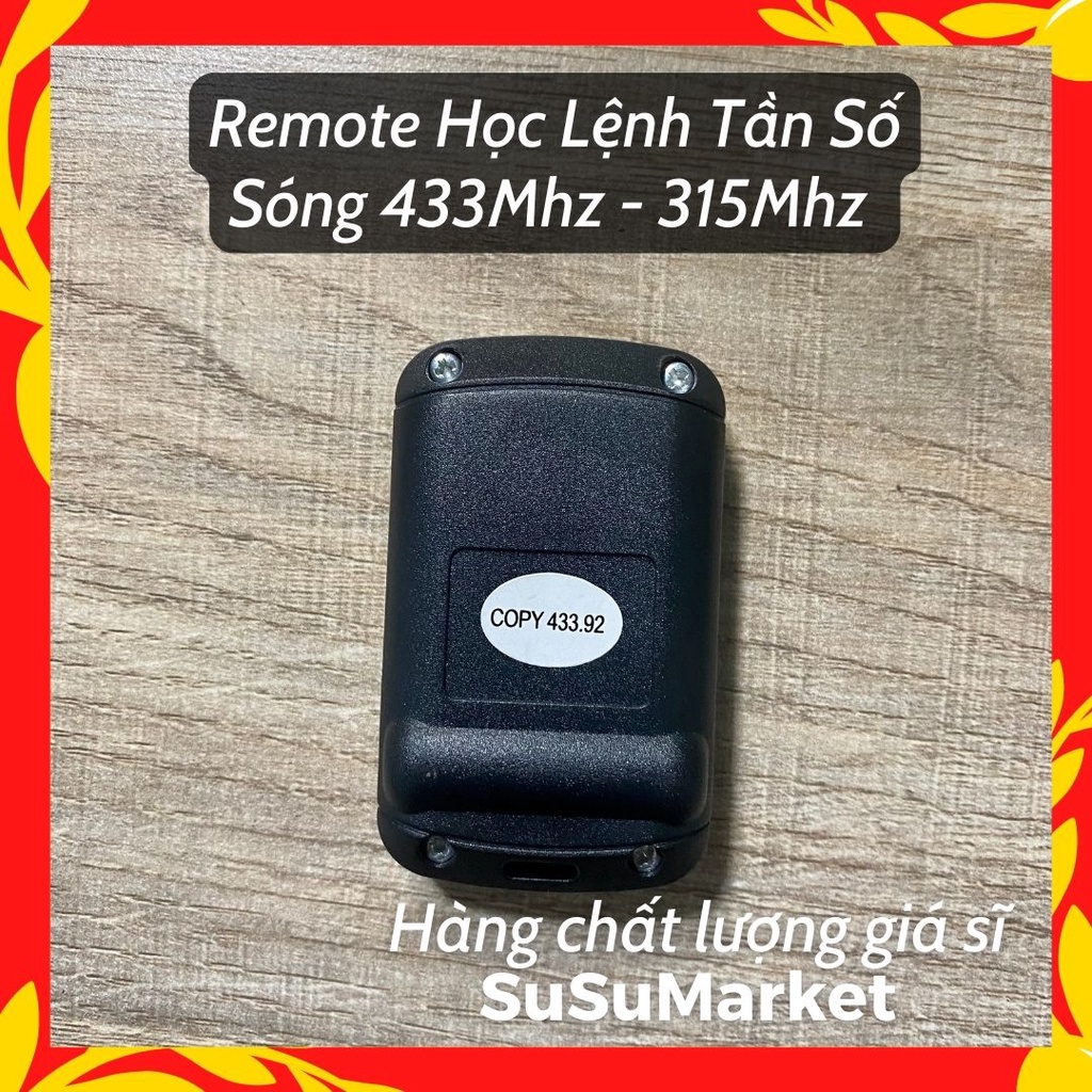 Remote cửa cuốn học mã 433-315Mhz siêu thông minh