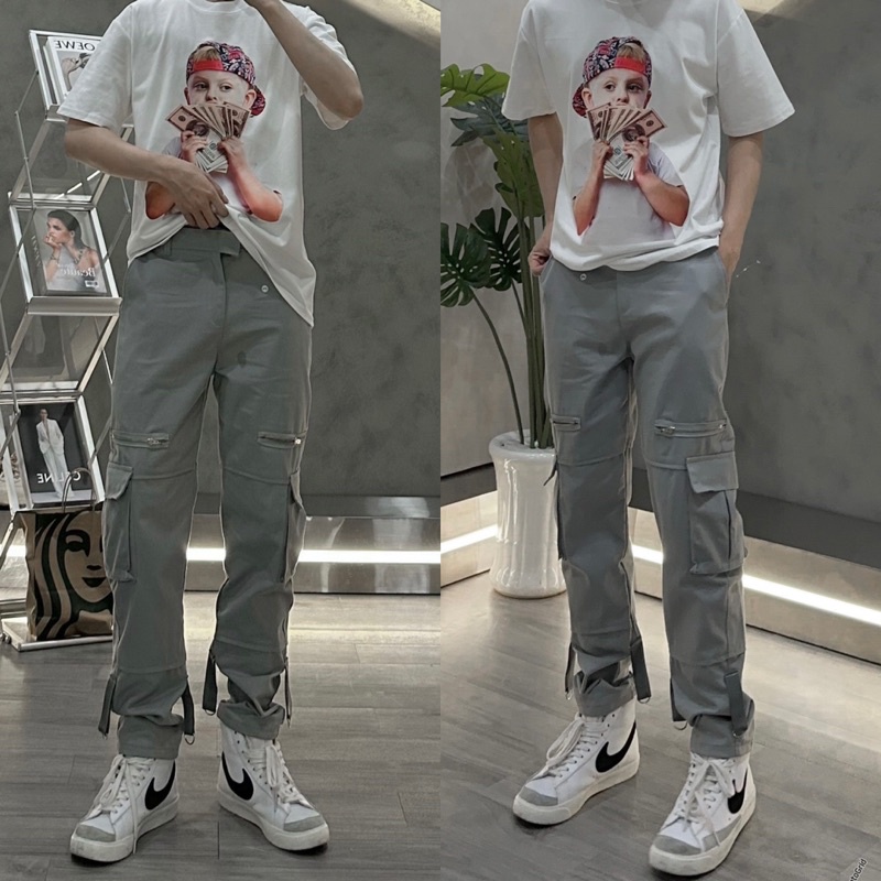 QUẦN KAKI TÚI HỘP DÂY KÉO UNISEX