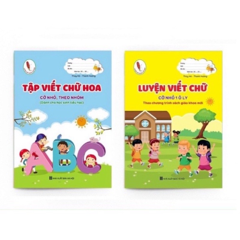 Sách  Luyện viết chữ cỡ nhỏ ,1 ô ly - Tập viết chữ Hoa cỡ bé theo nhóm (dành cho học viên T