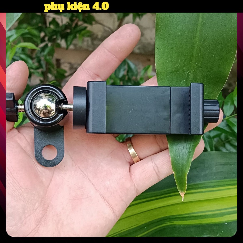 Bộ Kẹp Điện Thoại Xe Máy Ren Vặn Xịn Chống Cướp Dật