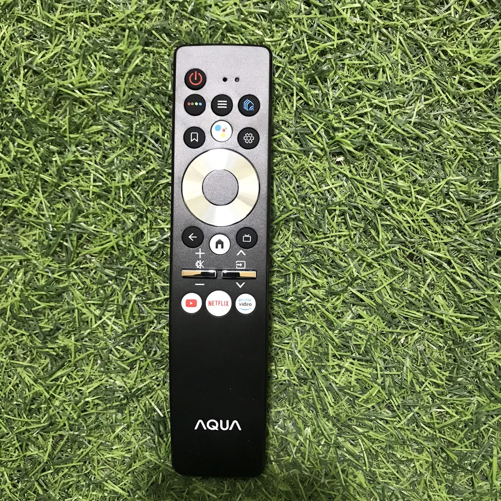Điều khiển tivi aqua giọng nói, Remote TV AQUA QLED 4K 65 inch 65AQTS6UG có mic điều khiển giọng nói