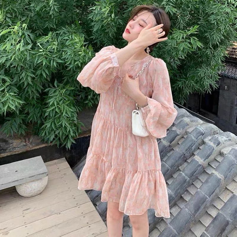 Đầm baby doll voal