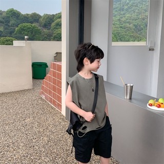 Áo sát nách sarđ2301 bé trai phong cách cá tính