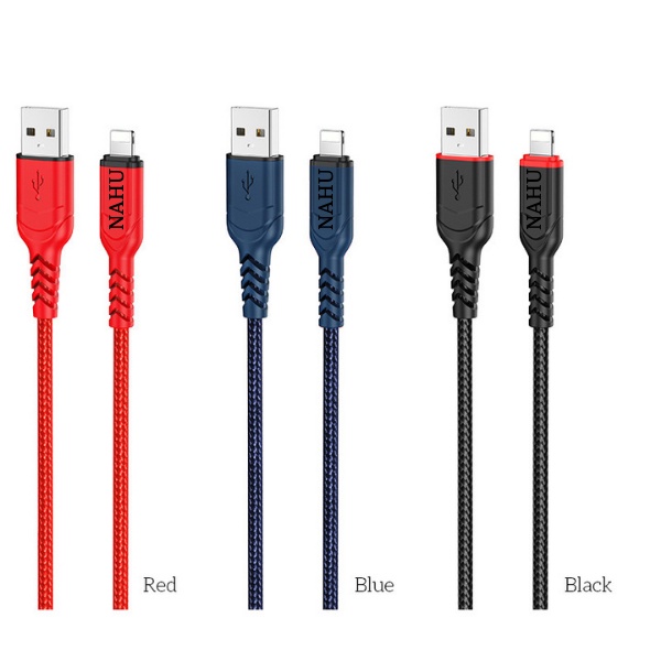 Cáp sạc dây dù chính hãng NAHU - N59 Type-C sạc nhanh 3A hỗ trợ truyền dữ liệu dài 1M
