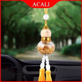 Hồ lô thu hút tài lộc đựng mảnh vàng trang trí xe hơi, ô tô, bàn làm việc